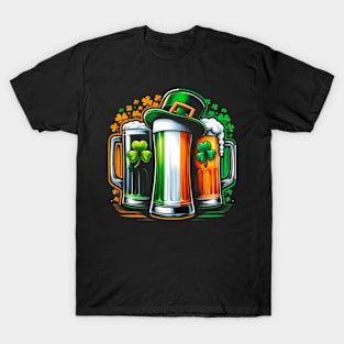 Irish American Flag Ireland Flag ST PATRICKS DAY Gift Lucky T-Shirt